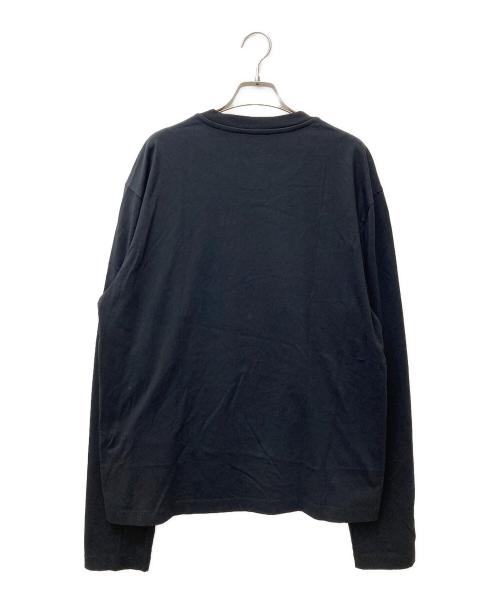 JIL SANDER+（ジルサンダープラス）JIL SANDER+ (ジルサンダープラス) ロングスリーブカットソー J47GC0002 J45048 ブラック サイズ:Mの古着・服飾アイテム