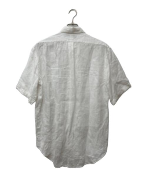 RALPH LAUREN（ラルフローレン）RALPH LAUREN (ラルフローレン) ショートスリーブリネンシャツ ホワイト サイズ:Lの古着・服飾アイテム