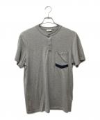 JIL SANDERジルサンダー）の古着「ヘンリーネックカットソー」｜グレー