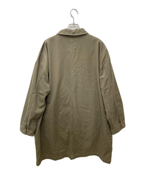 Le Pigeon Voyageur（ル ピジョン ヴォワイヤジュール）Le Pigeon Voyageur (ル ピジョン ヴォワイヤジュール) LONG COVERALLS PGA3-25U002 オリーブ サイズ:Lの古着・服飾アイテム