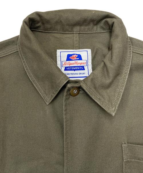Le Pigeon Voyageur（ル ピジョン ヴォワイヤジュール）Le Pigeon Voyageur (ル ピジョン ヴォワイヤジュール) LONG COVERALLS PGA3-25U002 オリーブ サイズ:Lの古着・服飾アイテム
