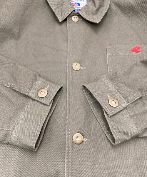 Le Pigeon Voyageur（ル ピジョン ヴォワイヤジュール）Le Pigeon Voyageur (ル ピジョン ヴォワイヤジュール) LONG COVERALLS PGA3-25U002 オリーブ サイズ:Lの古着・服飾アイテム