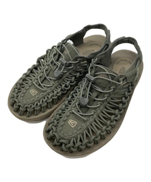 KEEN（キーン）KEEN (キーン) UNEEKサンダル　1018690 グリーン サイズ:24.5の古着・服飾アイテム