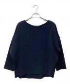 SOEJUソージュ）の古着「コクーンブラウス8分袖　S-00-SB-012」｜ネイビー