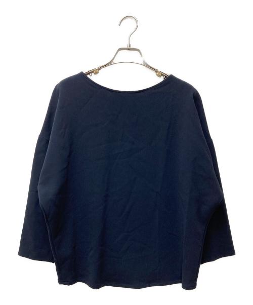 SOEJU（ソージュ）SOEJU (ソージュ) コクーンブラウス8分袖　S-00-SB-012 ネイビー サイズ:Mの古着・服飾アイテム