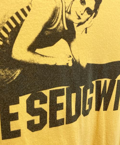 Andy Warhol by HYSTERIC GLAMOUR（アンディーウォーホルバイヒステリックグラマー）Andy Warhol by HYSTERIC GLAMOUR (アンディーウォーホルバイヒステリックグラマー) ガールプリントTシャツ イエロー サイズ:Lの古着・服飾アイテム