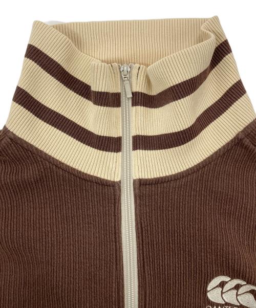Canterbury（カンタベリー）Canterbury (カンタベリー) コーデュロイトラックジャケット ブラウン サイズ:Lの古着・服飾アイテム