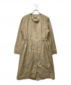 ourhomeアワホーム）の古着「頼れるノーカラーコート」｜ベージュ