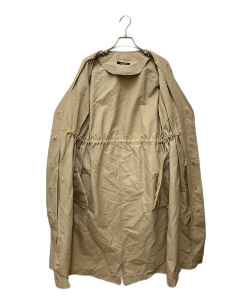 ourhome（アワホーム）ourhome (アワホーム) 頼れるノーカラーコート ベージュ サイズ:Freeの古着・服飾アイテム