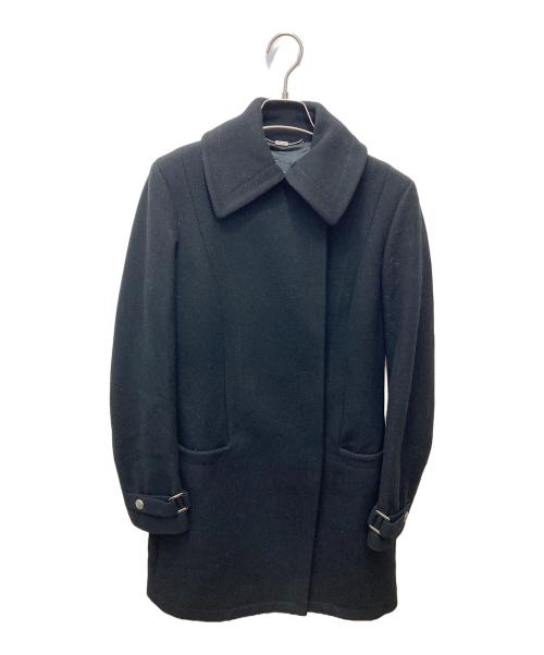 VERSUS VERSACE（ヴェルサス ヴェルサーチェ）VERSUS VERSACE (ヴェルサス ヴェルサーチェ) ステンカラーコート ブラック サイズ:24/38の古着・服飾アイテム