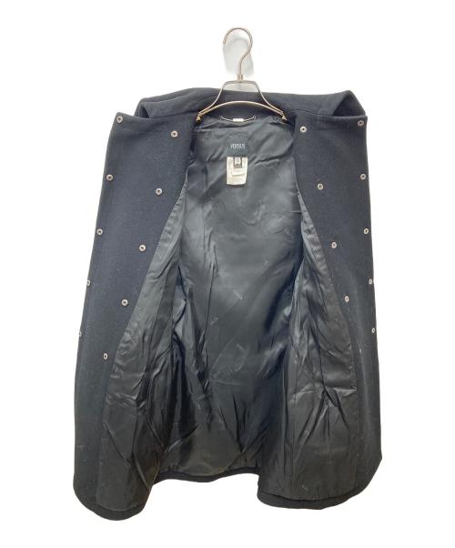 VERSUS VERSACE（ヴェルサス ヴェルサーチェ）VERSUS VERSACE (ヴェルサス ヴェルサーチェ) ステンカラーコート ブラック サイズ:24/38の古着・服飾アイテム
