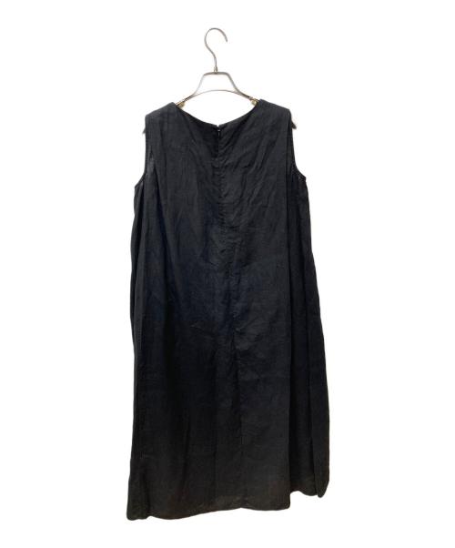 SLOBE IENA（スローブ イエナ）SLOBE IENA (スローブ イエナ) リネンタックノースリーブワンピース 22040912305020 ブラック サイズ:サイズ表記なしの古着・服飾アイテム