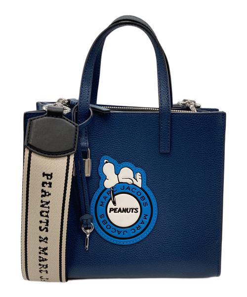 MARC JACOBS（マークジェイコブズ）MARC JACOBS (マークジェイコブス) PEANUTS (ピーナッツ) 2WAYバッグ 4S3HTT012H01 ブルーの古着・服飾アイテム