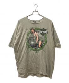 HARLEY-DAVIDSON（ハーレーダビッドソン）の古着「両面プリントTシャツ」｜グリーン