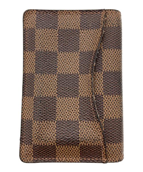 LOUIS VUITTON（ルイ ヴィトン）LOUIS VUITTON (ルイ ヴィトン) ダミエ カードケース オーガナイザー・ドゥ・ポッシュ N61721 エベヌの古着・服飾アイテム