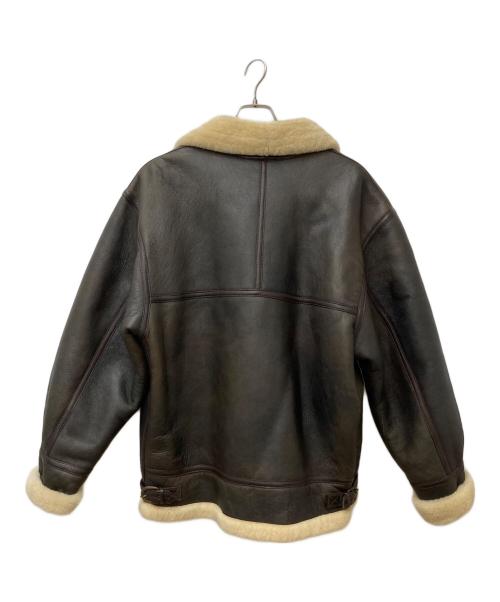 USED（ユーズド）USED (ユーズド) ムートンジャケット ブラウン サイズ:50の古着・服飾アイテム