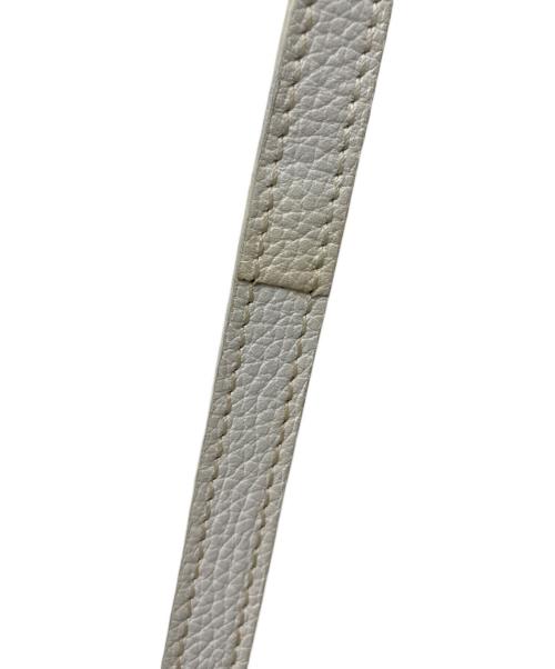 LONGCHAMP（ロンシャン）LONGCHAMP (ロンシャン) ショルダーバッグ ホワイトの古着・服飾アイテム