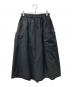 homspun（ホームスパン）の古着「ダブルポケットギャザースカート」｜ブラック