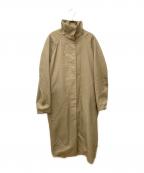 TODAYFULトゥデイフル）の古着「Standcollar Trench Coat 12220002」｜ベージュ