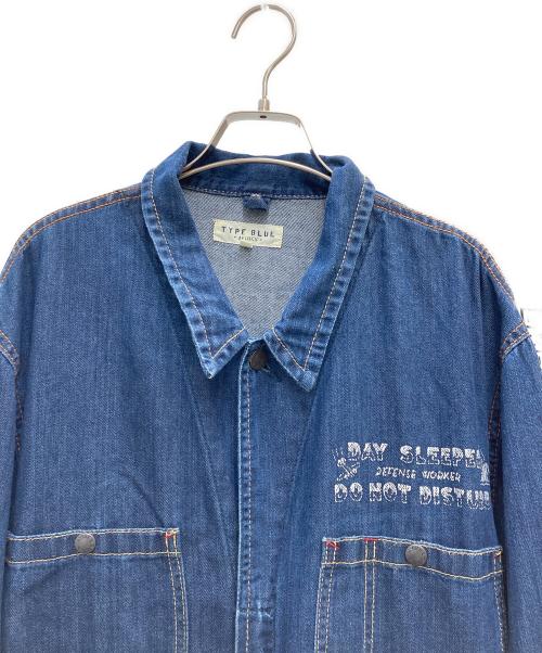 AVIREX（アヴィレックス）AVIREX (アヴィレックス) デニムジャンプスーツ　6156031 インディゴ サイズ:XLの古着・服飾アイテム