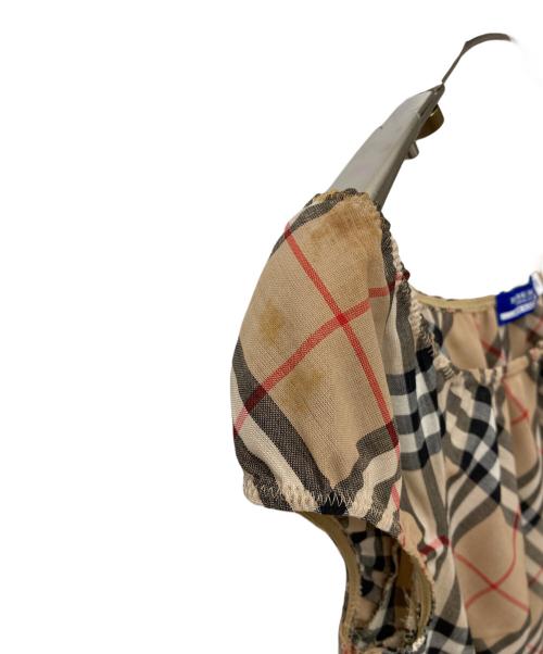 BURBERRY BLUE LABEL（バーバリーロンドンブルーレーベル）BURBERRY BLUE LABEL (バーバリーロンドンブルーレーベル) ノースリーブワンピース FM503-310 ブラウン サイズ:38の古着・服飾アイテム