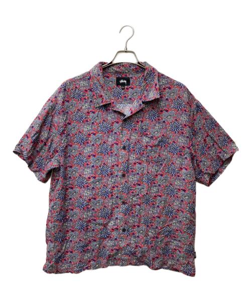 stussy（ステューシー）stussy (ステューシー) Floral Print Shirt マルチカラー サイズ:Lの古着・服飾アイテム