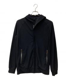 NICOLE（ニコル）の古着「ハニカムニット フーディ」｜ブラック