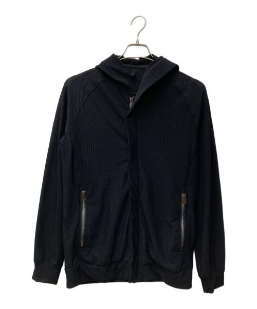 NICOLE（ニコル）NICOLE (ニコル) ハニカムニット フーディ ブラック サイズ:46の古着・服飾アイテム