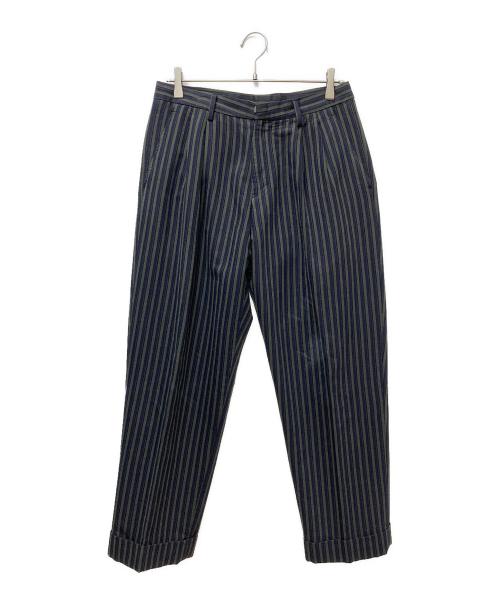 District（ディストリクト）District (ディストリクト) パンツ　1114-299-6621 グリーン×パープル サイズ:44の古着・服飾アイテム