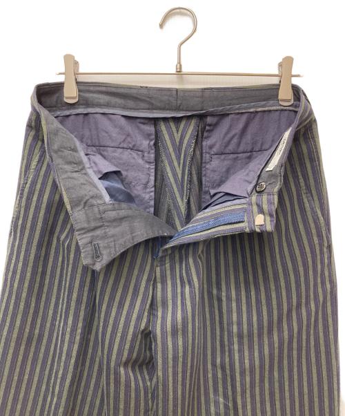 District（ディストリクト）District (ディストリクト) パンツ　1114-299-6621 グリーン×パープル サイズ:44の古着・服飾アイテム
