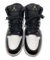 NIKE (ナイキ) AIR JORDAN 1 MID SE スニーカー　HV0789-010 ホワイト×ブラック サイズ:28.5：6000円