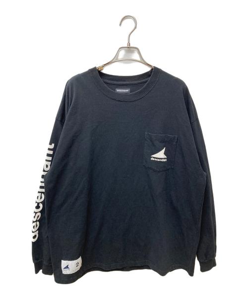 DESCENDANT（ディセンダント）DESCENDANT (ディセンダント) CETUS CROP LS 222ATDS-CSM19 ブラック サイズ:2の古着・服飾アイテム