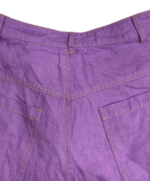 R&E（アールアンドイ）R&E (アールアンドイ) IPPAITABEYOUカラーパンツ 22AW-JK004 パープル サイズ:サイズ表記なしの古着・服飾アイテム