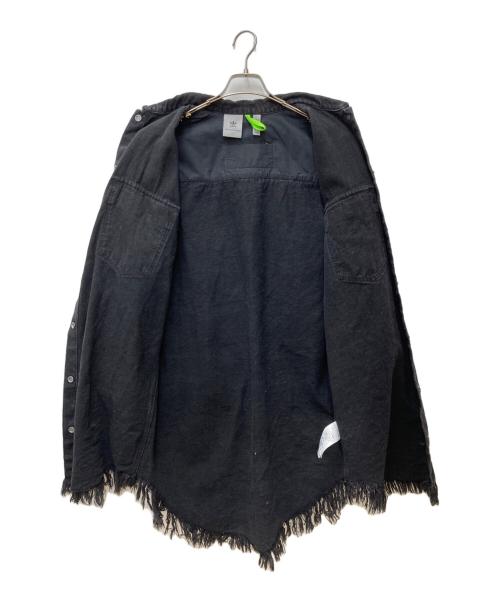 adidas（アディダス）adidas (アディダス) KSENIA SCHNAIDER (クセニア シュナイダー) リンジシャツワンピース IJ8342 ブラック サイズ:Mの古着・服飾アイテム