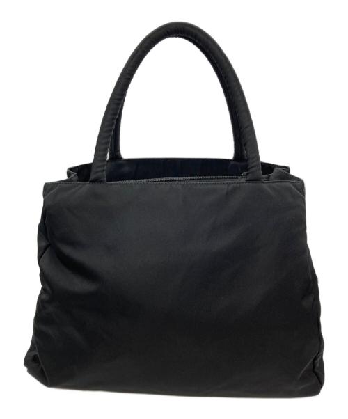 PRADA（プラダ）PRADA (プラダ) 台形ナイロンハンドバッグ　B3864 ブラックの古着・服飾アイテム