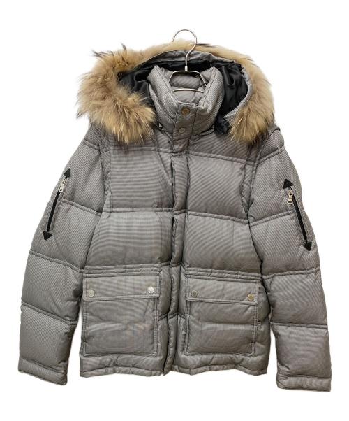BURBERRY BLACK LABEL（バーバリーブラックレーベル）BURBERRY BLACK LABEL (バーバリーブラックレーベル) 2WAYファー付ダウンジャケット BMP26-325-06 グレー サイズ:Lの古着・服飾アイテム