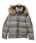 BURBERRY BLACK LABEL（バーバリーブラックレーベル）の古着「2WAYファー付ダウンジャケット BMP26-325-06」｜グレー