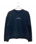 A.P.C.（アーペーセー）の古着「刺繍ロゴクルーネックスウェット 4114323」｜ブラック