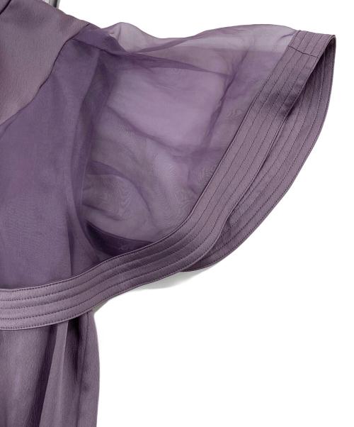 FRAY ID（フレイ アイディー）FRAY ID (フレイ アイディー) ウイングスリーブブラウス FWFB232042 パープル サイズ:ONE SIZEの古着・服飾アイテム