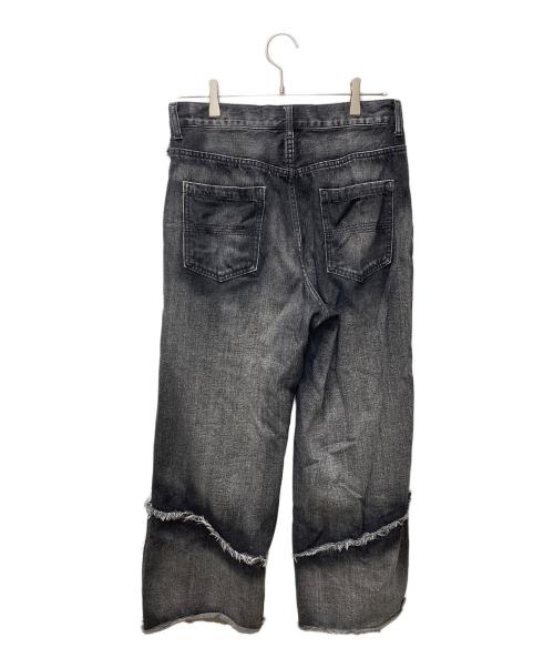 HARE（ハレ）HARE (ハレ) コンバートフリンジデニムパンツ HA010130TO ブラック サイズ:Sの古着・服飾アイテム