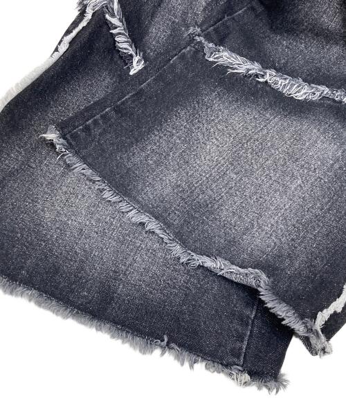 HARE（ハレ）HARE (ハレ) コンバートフリンジデニムパンツ HA010130TO ブラック サイズ:Sの古着・服飾アイテム