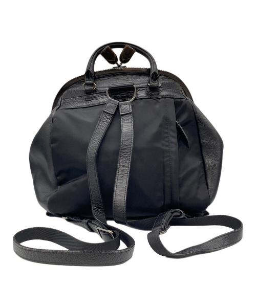 ESTINE（エスティーヌ）ESTINE (エスティーヌ) がま口リュック ブラックの古着・服飾アイテム