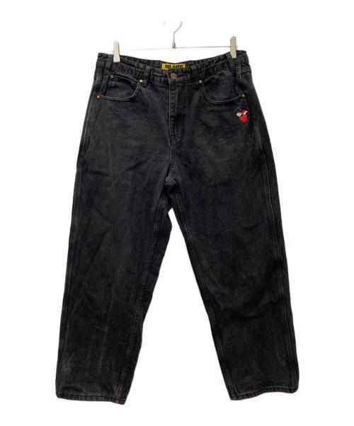 BUTTERGOODS（バターグッズ）BUTTERGOODS (バターグッズ) ワイドデニムパンツ ブラック サイズ:81cm (W32)の古着・服飾アイテム