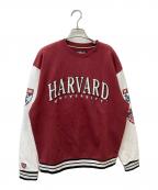 REPLAYリプレイ）の古着「UNIVERSITIES HARVARD スタジアムトレーナー M6367 .000.23190P」｜レッド