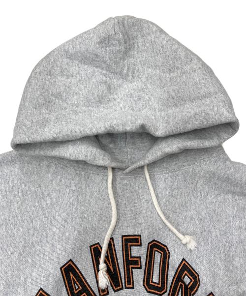 Champion REVERSE WEAVE（チャンピオン リバース ウィーブ）Champion REVERSE WEAVE (チャンピオン リバース ウィーブ) フーデッドスウェットシャツ C3-Y114 グレー サイズ:Lの古着・服飾アイテム