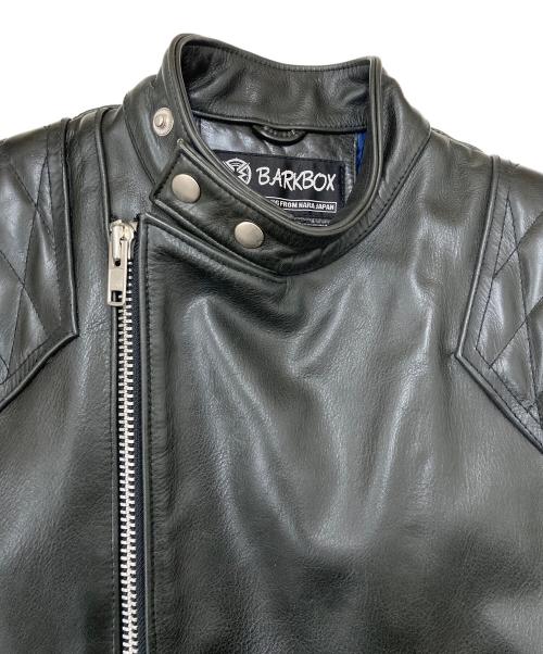 BARKBOX（バークボックス）BARKBOX (バークボックス) レザージャケット ブラック サイズ:38の古着・服飾アイテム