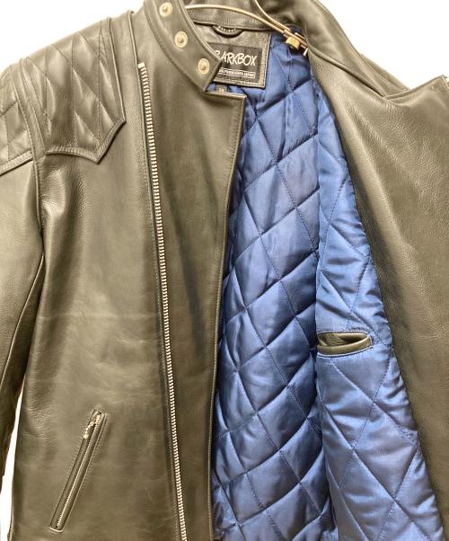 BARKBOX（バークボックス）BARKBOX (バークボックス) レザージャケット ブラック サイズ:38の古着・服飾アイテム