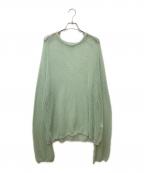 uru tokyoウル トーキョー）の古着「CREW NECK KNIT 24SUK05」｜グリーン