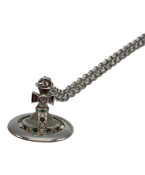 Vivienne Westwood（ヴィヴィアンウエストウッド）Vivienne Westwood (ヴィヴィアンウエストウッド) タイニーオーブネックレス シルバーの古着・服飾アイテム