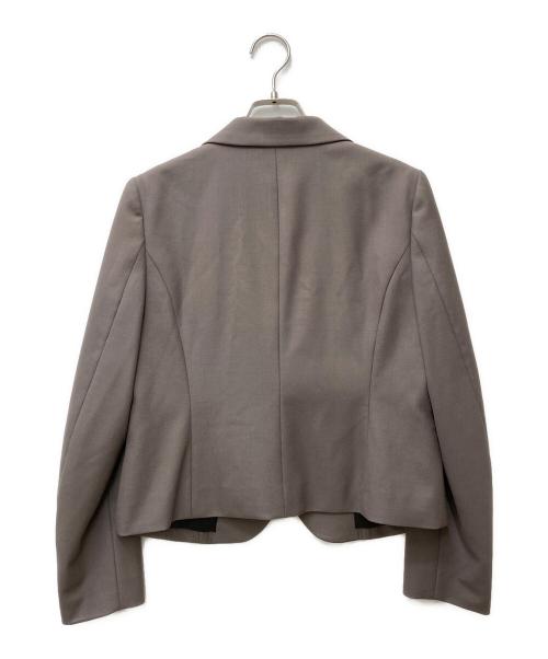 DRESSTERIOR（ドレステリア）DRESSTERIOR (ドレステリア) ウールブレンドストレッチショートジャケット　085-47036 ブラウン サイズ:38の古着・服飾アイテム